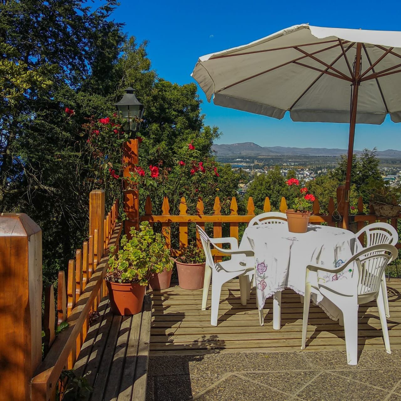 Terraza con vista